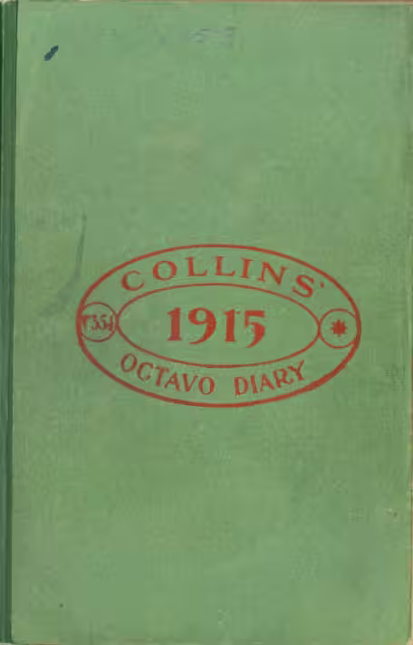 Genuine wartime diary and manual covers from the Marlborough Provincial Museum archival collection.