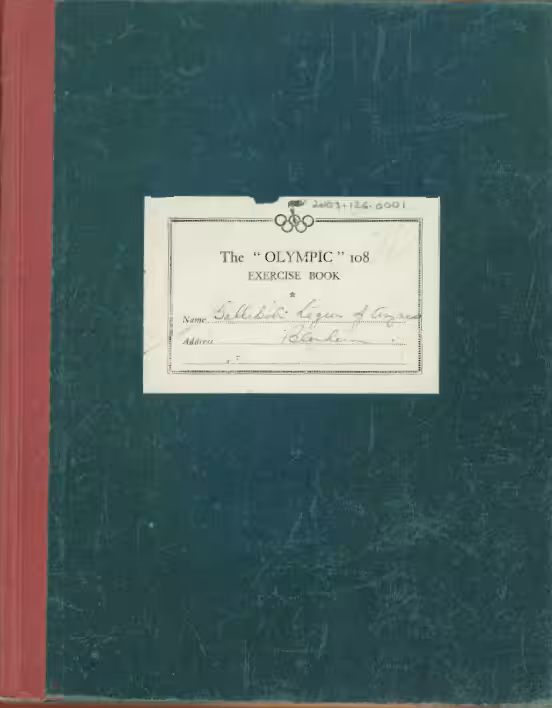 Genuine wartime diary and manual covers from the Marlborough Provincial Museum archival collection.