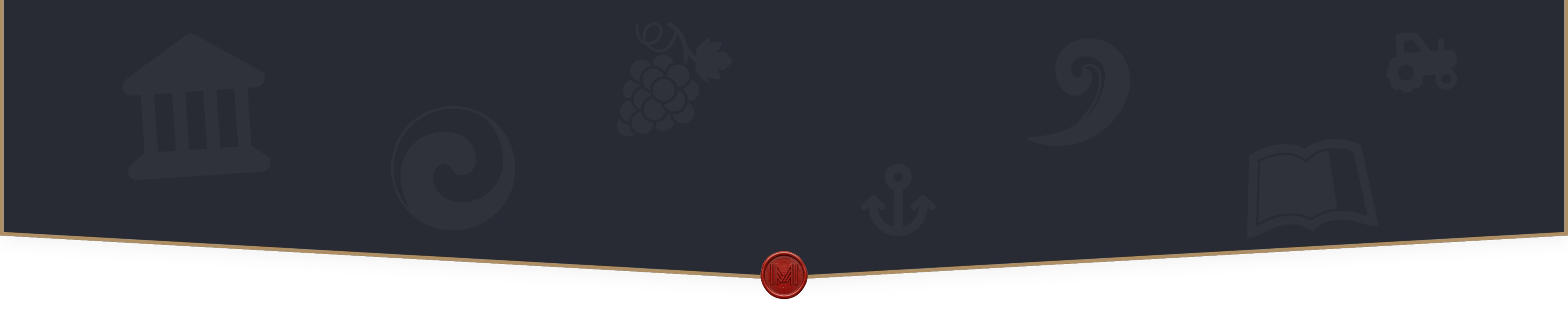 Marlborough Provincial Museum navy display banner