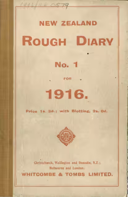 Historical military document or training manual from the Marlborough Provincial Museum's war archives.
